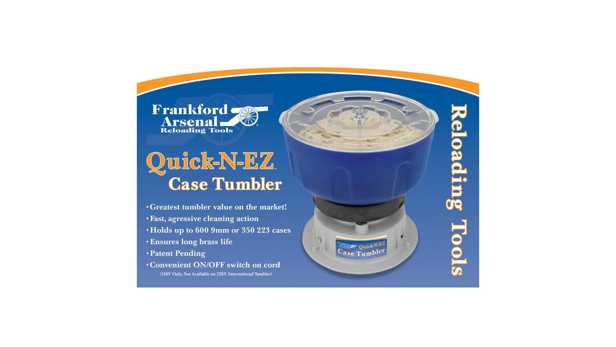 Vibratory Brass Case Tumbler | Frankford Arsenal