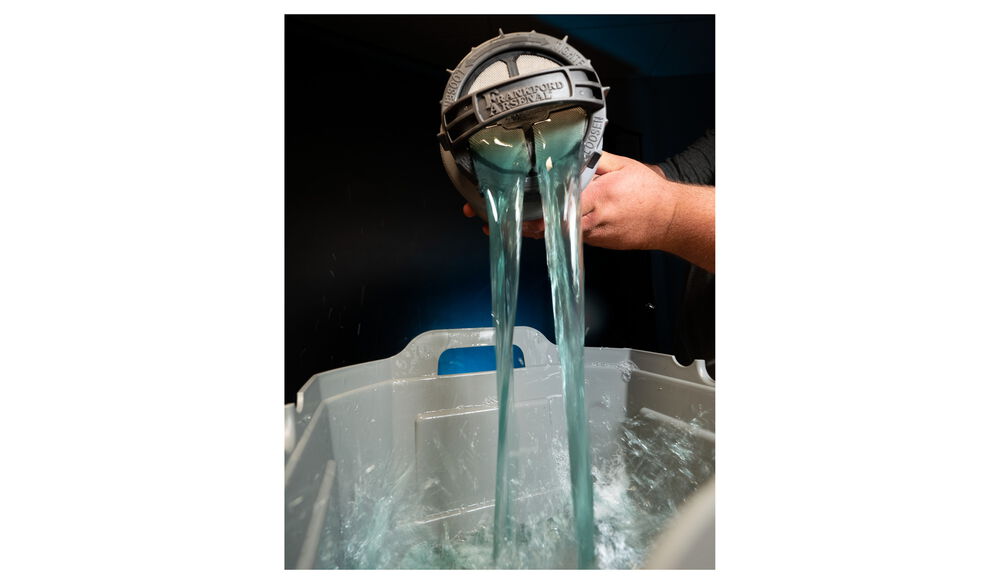 ROTARY TUMBLER STRAINING CAPS