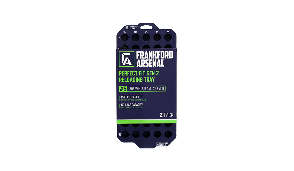 1183637 Frankford Arsenal Perfect Fit Reloading Tray #3 9mm Luger 2/ct