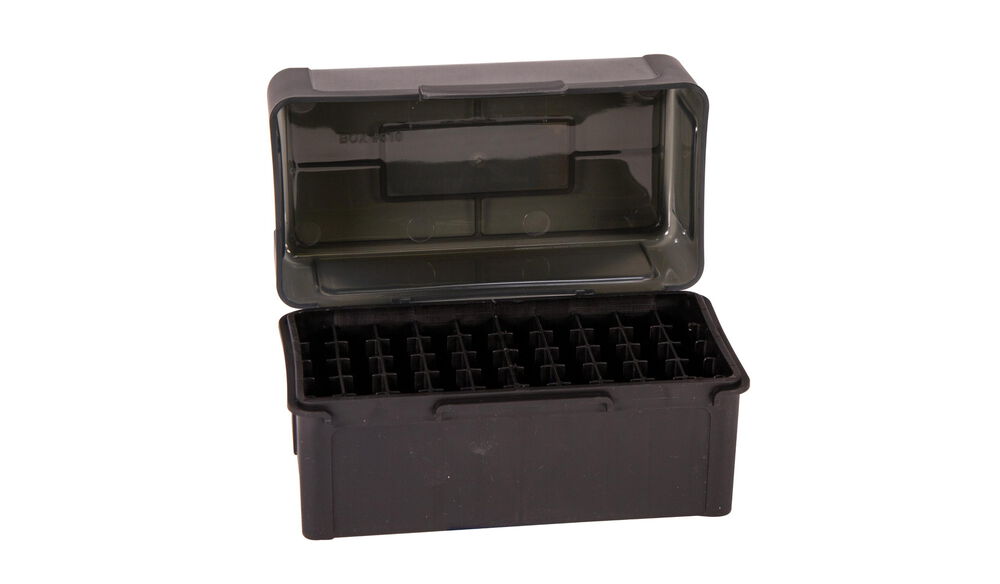 Hinge-Top Ammo Boxes - 50 Round Capacity
