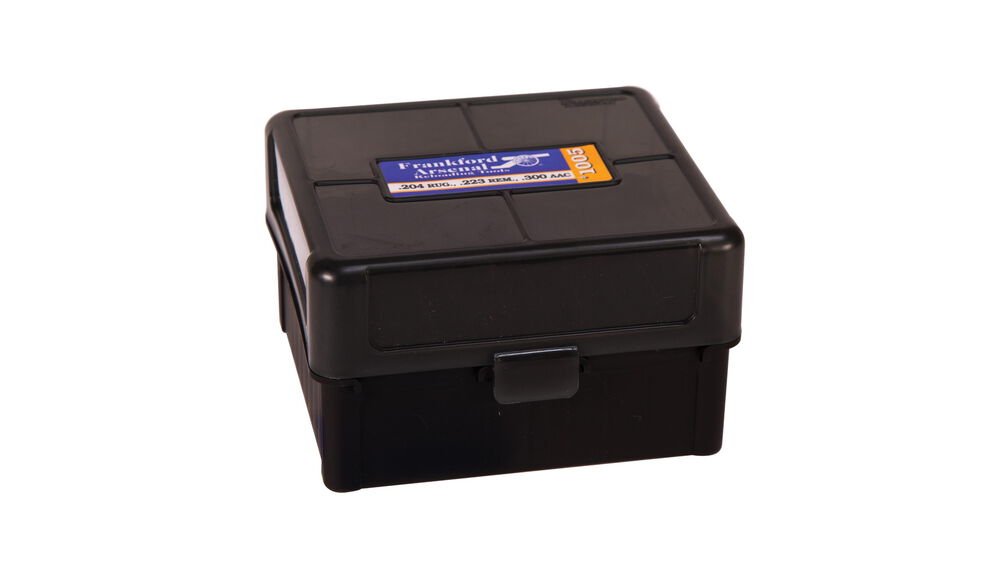 HINGE TOP AMMO BOXES - 100 ROUND CAPACITY