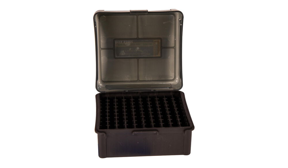 HINGE TOP AMMO BOXES - 100 ROUND CAPACITY