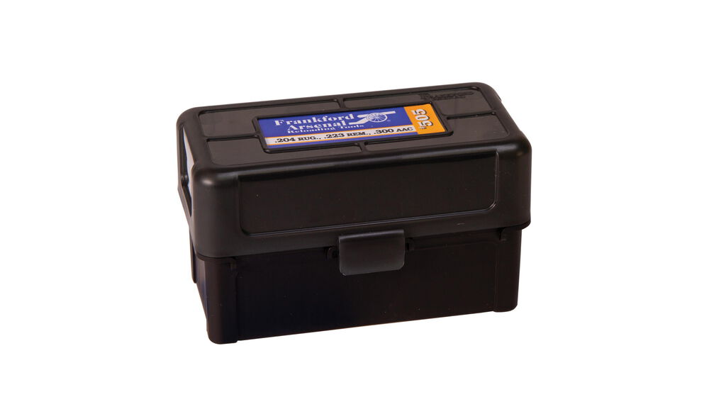Hinge-Top Ammo Boxes - 50 Round Capacity